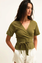 Load image into Gallery viewer, May WRAP TOP (cotton)