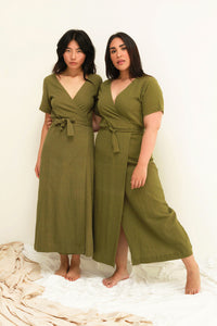 Enya WRAP DRESS (cotton)