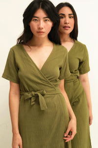 Enya WRAP DRESS (cotton)