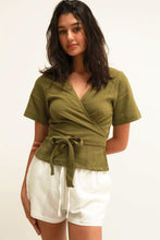 Load image into Gallery viewer, May WRAP TOP (cotton)